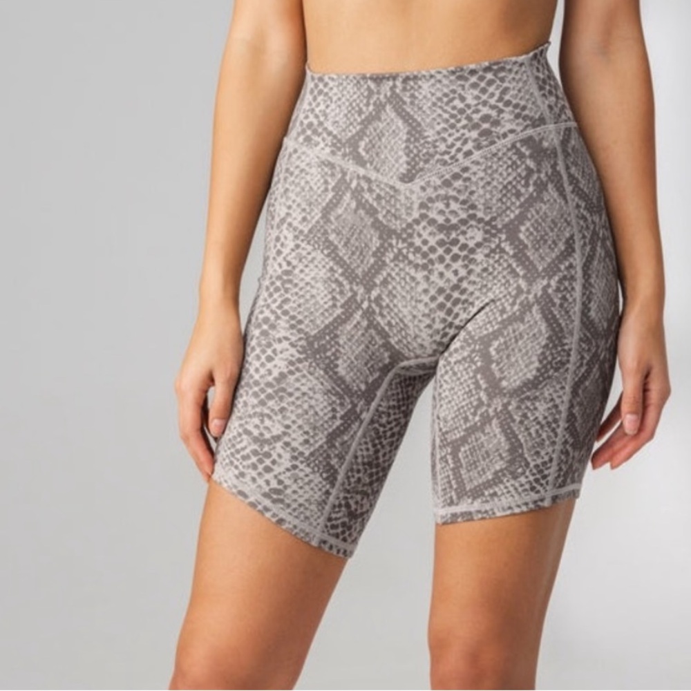 Vitality Grey Boa Ascend Rider Shorts Snakeskin Size Large